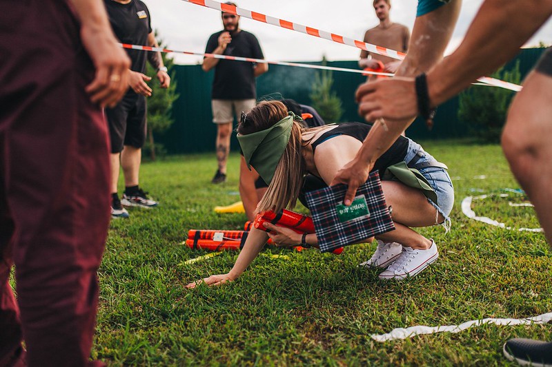 Тимбилдинг на свежем воздухе в Baku ко Дню строителя