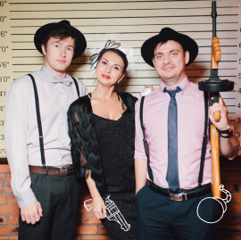 New Year's corporate party in Baku.