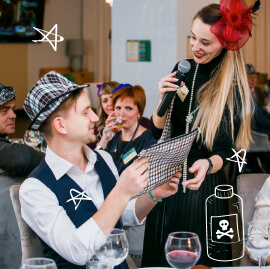 New Year's corporate party in Baku.