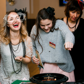 New Year's corporate party in Baku.